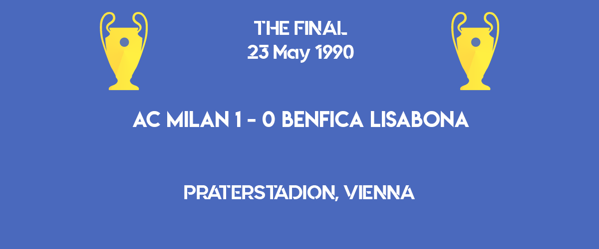 UCL 1991 - Milan Benfica final scoreboard