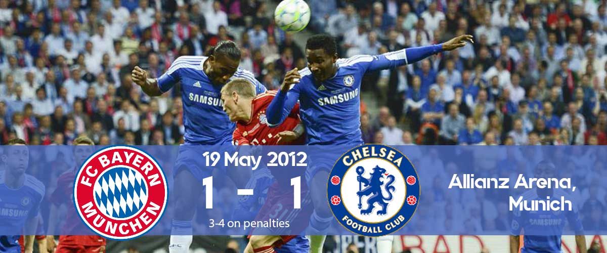 Watch how Chelsea won on penalties the Champions League 2012 final against Bayern Munich