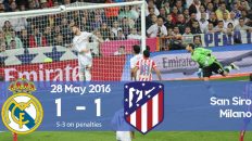 Watch how Real Madrid won the Champions League 2016 final against Atletico Madrid