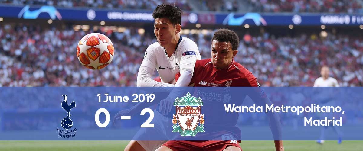 Watch the victory of Liverpool during the Champions League 2019 final against Tottenham