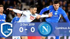Genk 0-0 Napoli Champions League 2019/2020 group stage