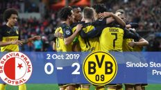 Slavia Praha 0-2 Borussia Dortmund Champions League 2019/2020 group stage