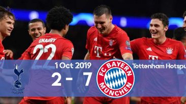 Tottenham 2-7 Bayern Munich Champions League 2019/2020 group stage Matchday 2
