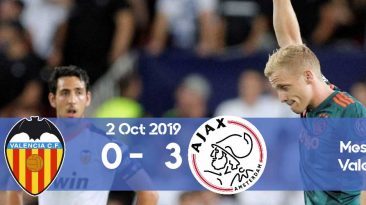 Valencia 0-3 Ajax Champions League 2019/2020 group stage