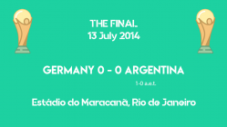 World Cup 2014 - THE FINAL - Germany vs Argentina