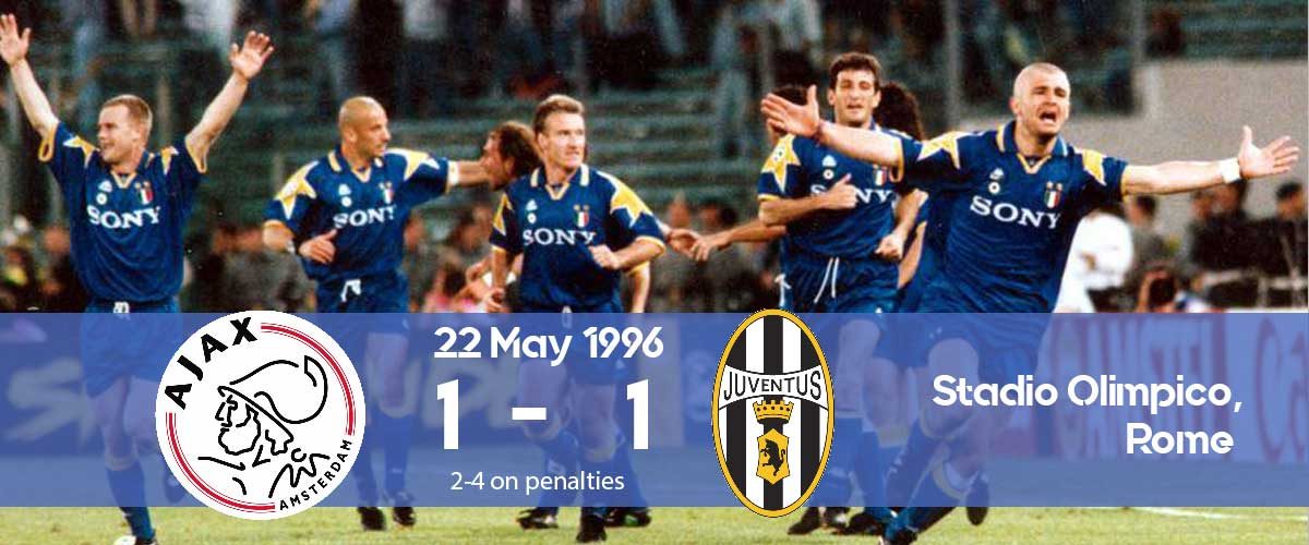 Watch how Juventus won the Champions League 1996 final against Ajax