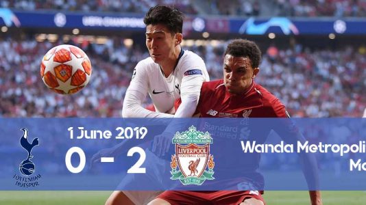 Watch the victory of Liverpool during the Champions League 2019 final against Tottenham