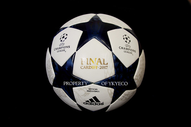 Adidas Finale Cardiff, the ball of the Champions League 2016-2017 final when Real Madrid beat Juventus